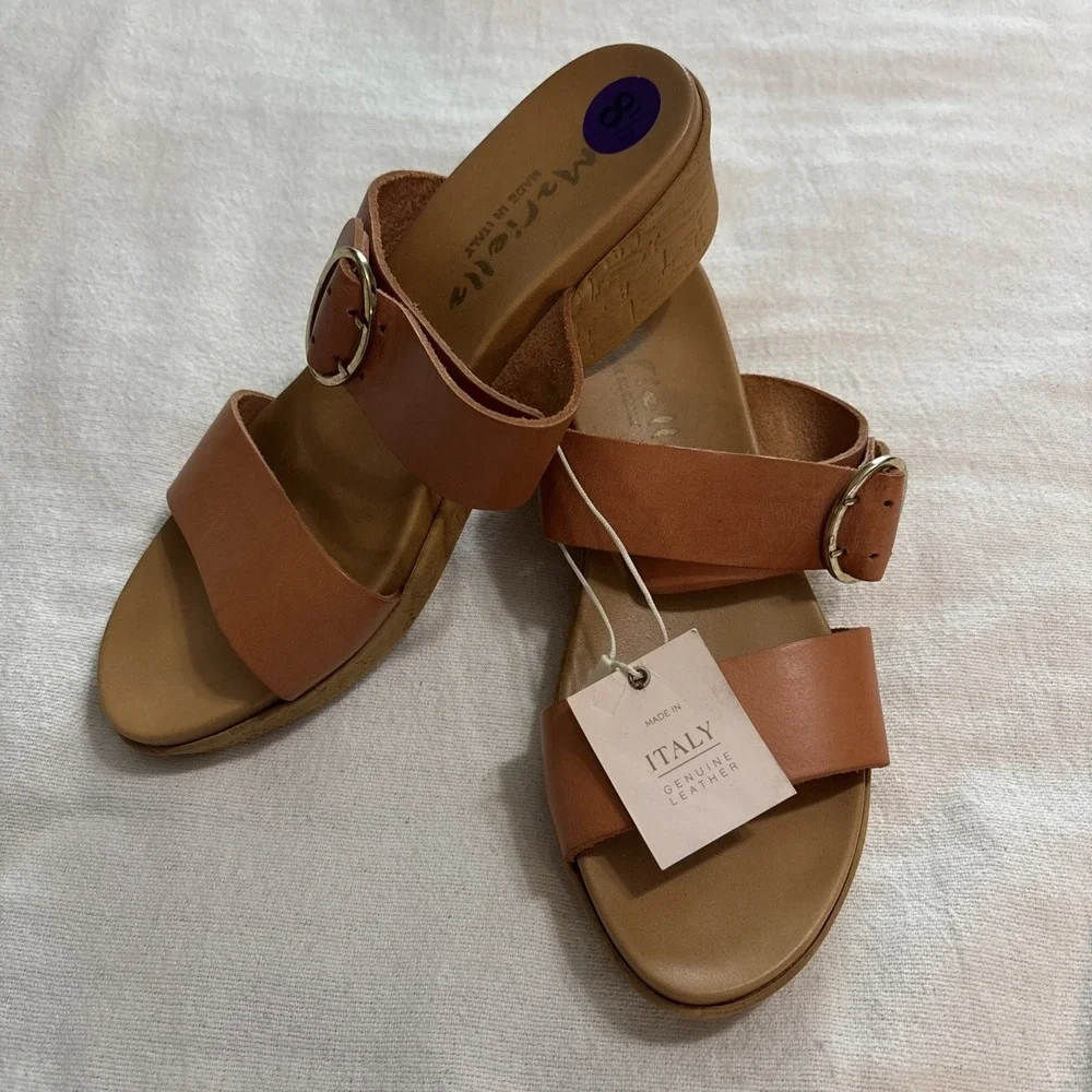 Mariella tan leather